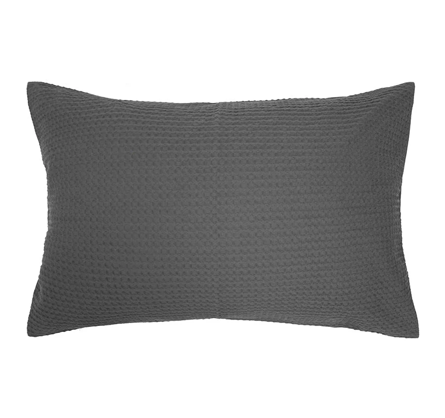 Melville Quilt Cover Set Range Charcoal - Image 4