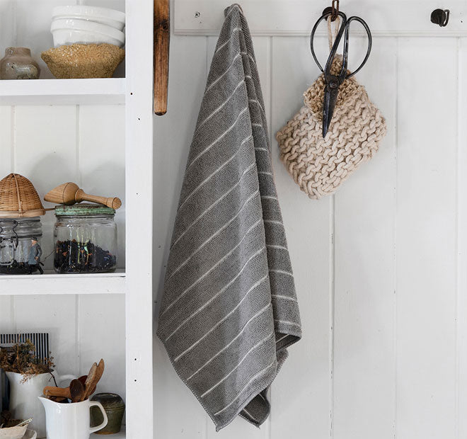 Microfibre 3 Pack Tea Towel Grey - Image 3