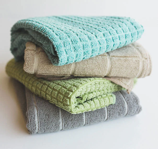 Microfibre 3 Pack Tea Towel Grey - Image 4