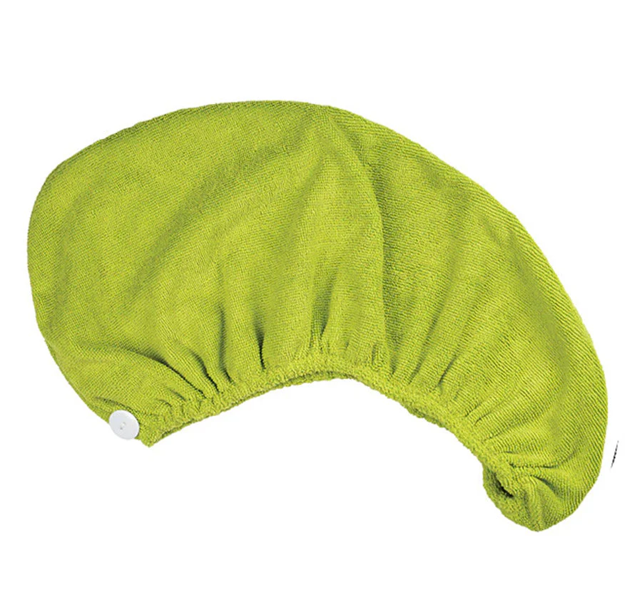 Microfibre Hair Wrap Lime - Image 2