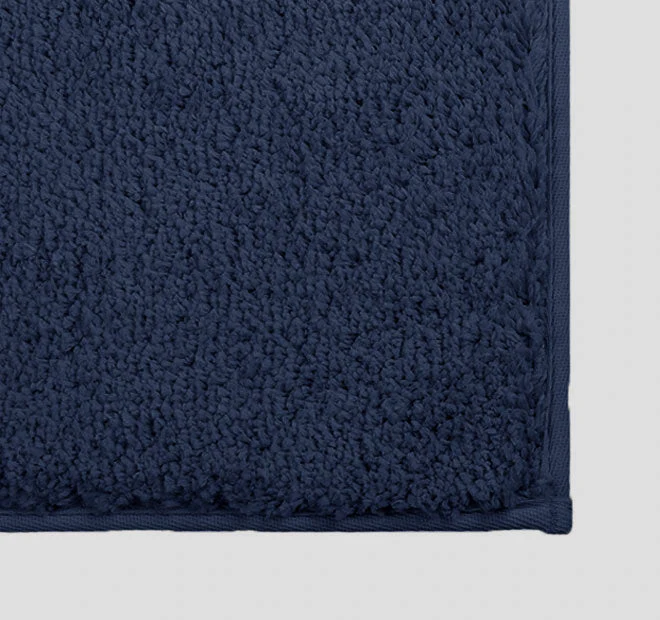 Microplush Bath Mat Range Navy - Image 2