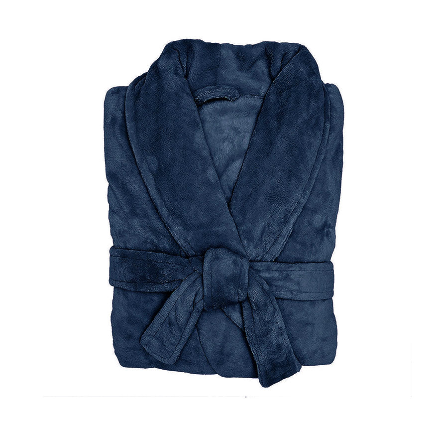 Microplush Bathrobe Range Denim - Image 2