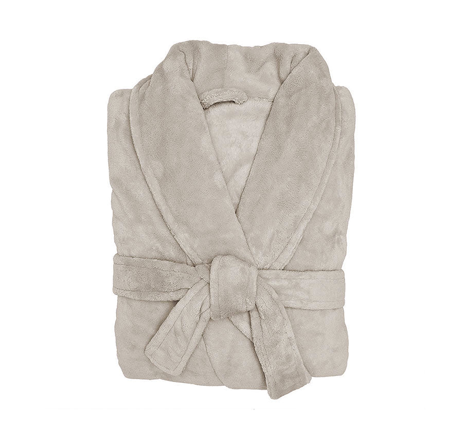Microplush Bathrobe Range Stone - Image 2