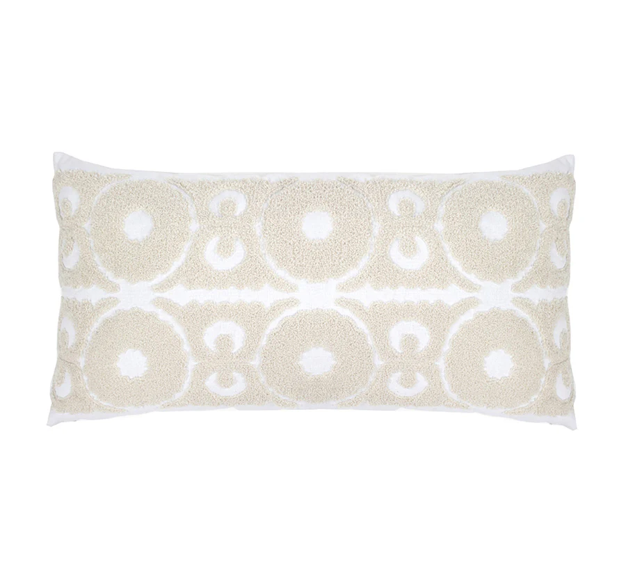 Philippa 30x60cm Filled Cushion Pebble