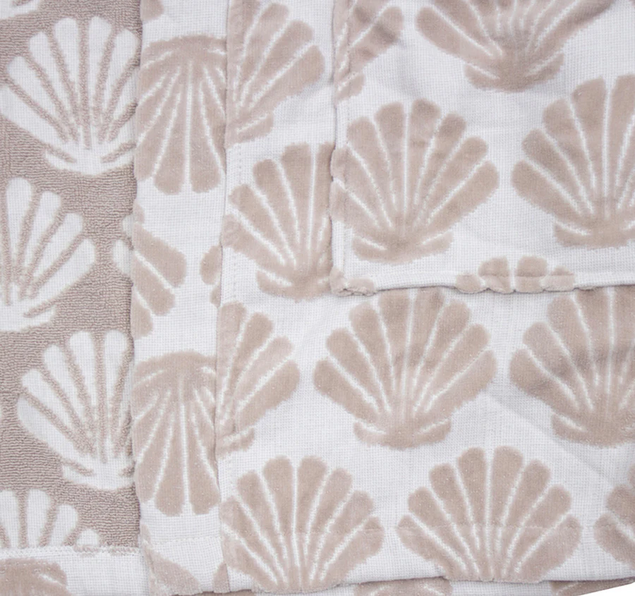 Shell Cotton Robe Pebble - Image 2