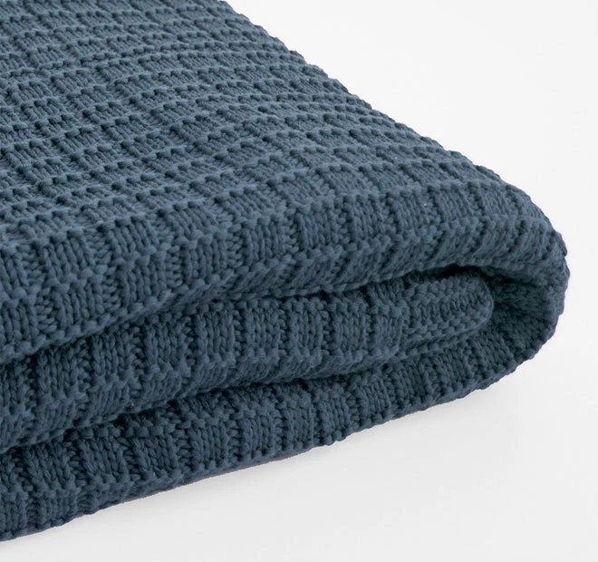 Tanami 130x200cm Throw Rug Bluestone - Image 3