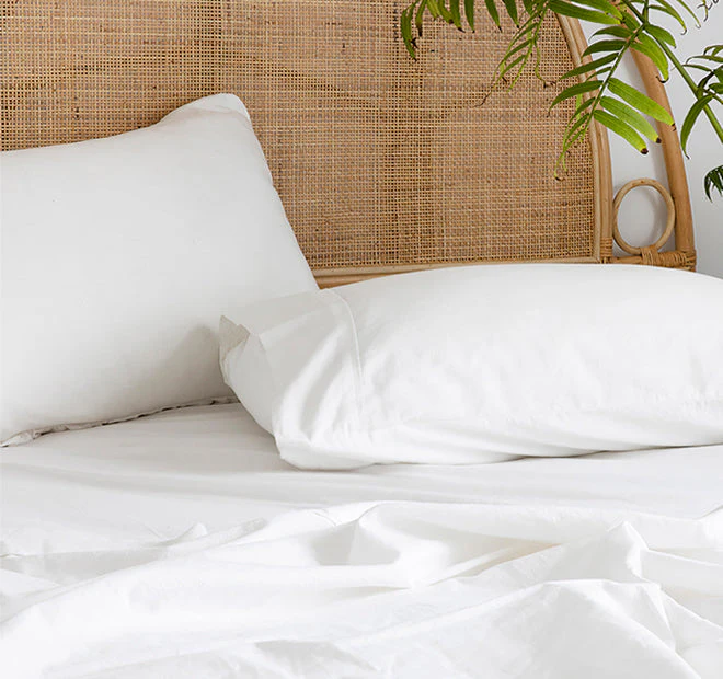 Temple Organic Cotton Mega Sheet Set Range Pebble - Image 5