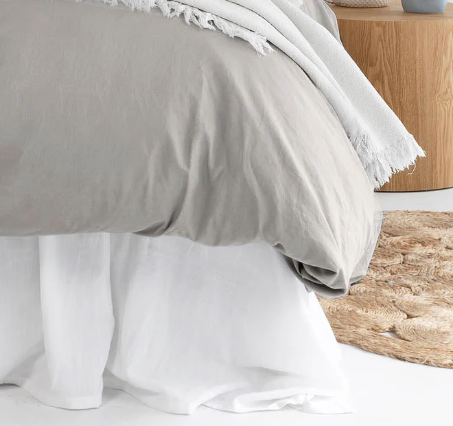 Temple Organic Cotton Quilt Cover Set Range Grey - Image 3