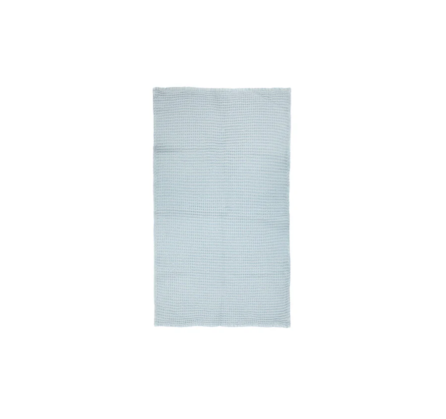 Waffle Cotton Bath Towel Range Cloud - Image 3
