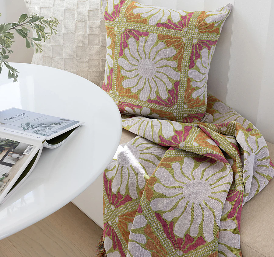 Zinnia 130x180cm Throw Rug Sorbet - Image 3