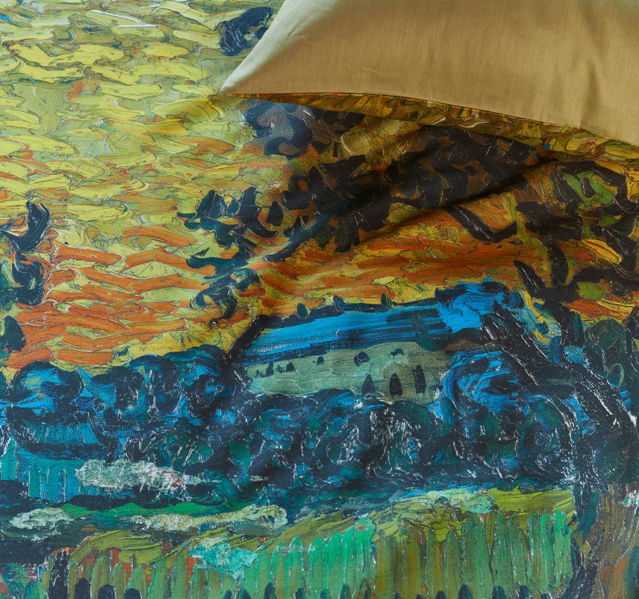 Evening Twilight Quilt Cover Set Range Ochre - Image 2
