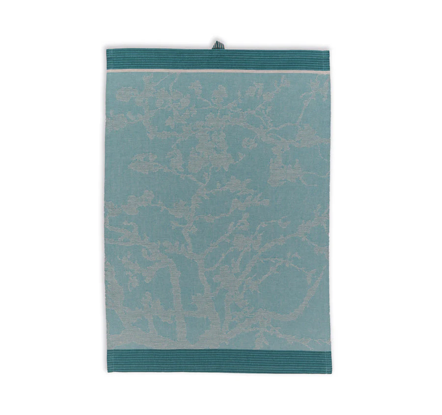 Fleurir Tea Towel Blue