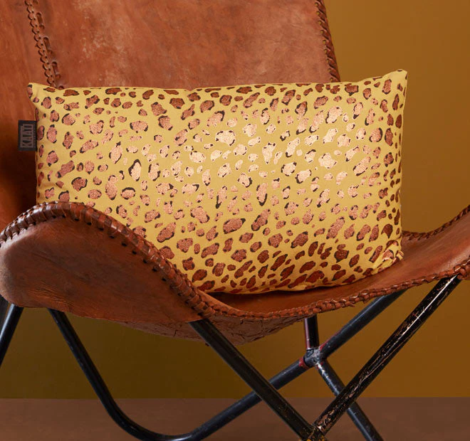 Felidea 30x50cm Filled Cushion Yellow - Image 4