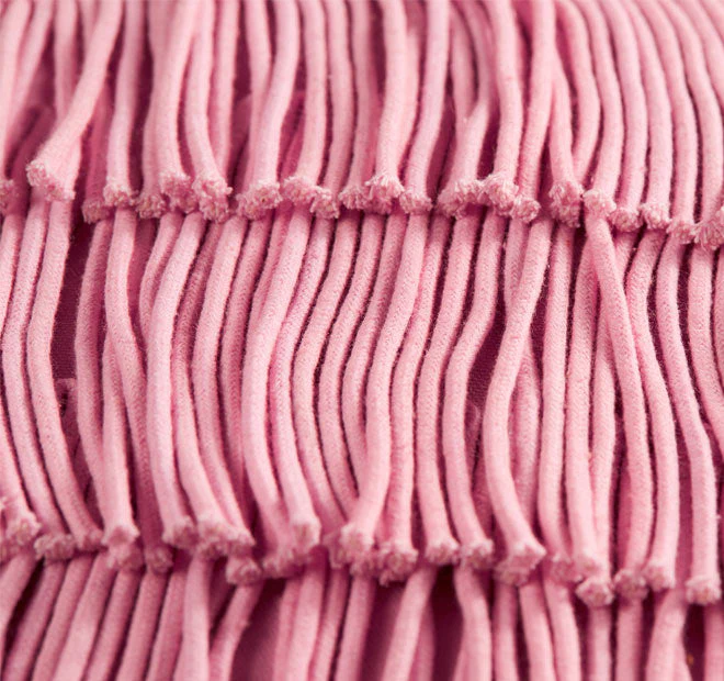 Flapper 40x40cm Filled Cushion Pink - Image 3