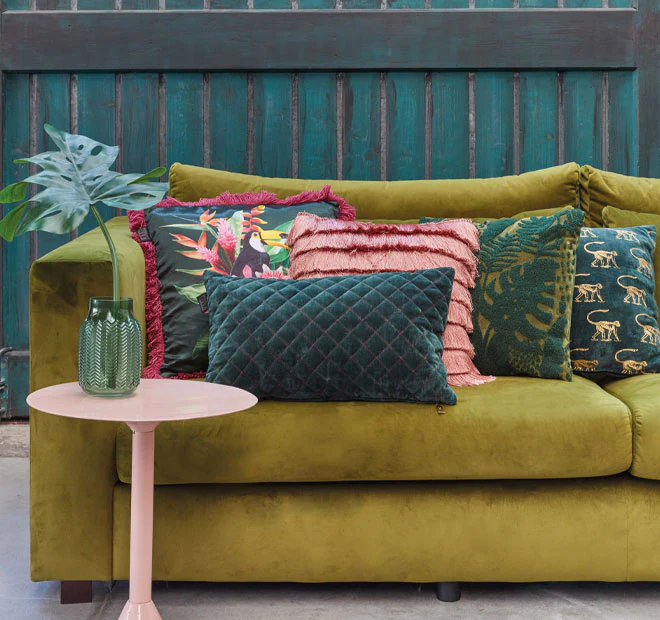 Fringy 40x40cm Filled Cushion Coral - Image 4