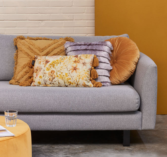 Fringy 40x40cm Filled Cushion Lilac - Image 3