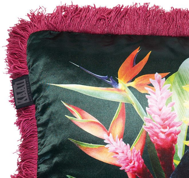 Jungle Fever 45x45cm Filled Cushion Pink - Image 2