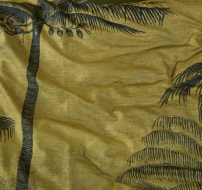 Tour Du Monde Quilt Cover Set Range Ochre - Image 2