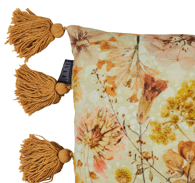 Wildflower 30x50cm Filled Cushion Yellow - Image 2