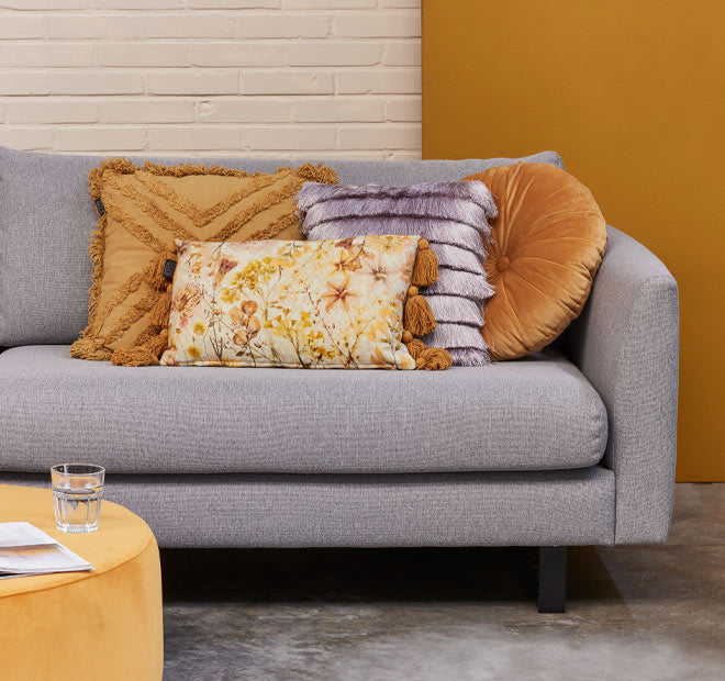 Wildflower 30x50cm Filled Cushion Yellow - Image 4