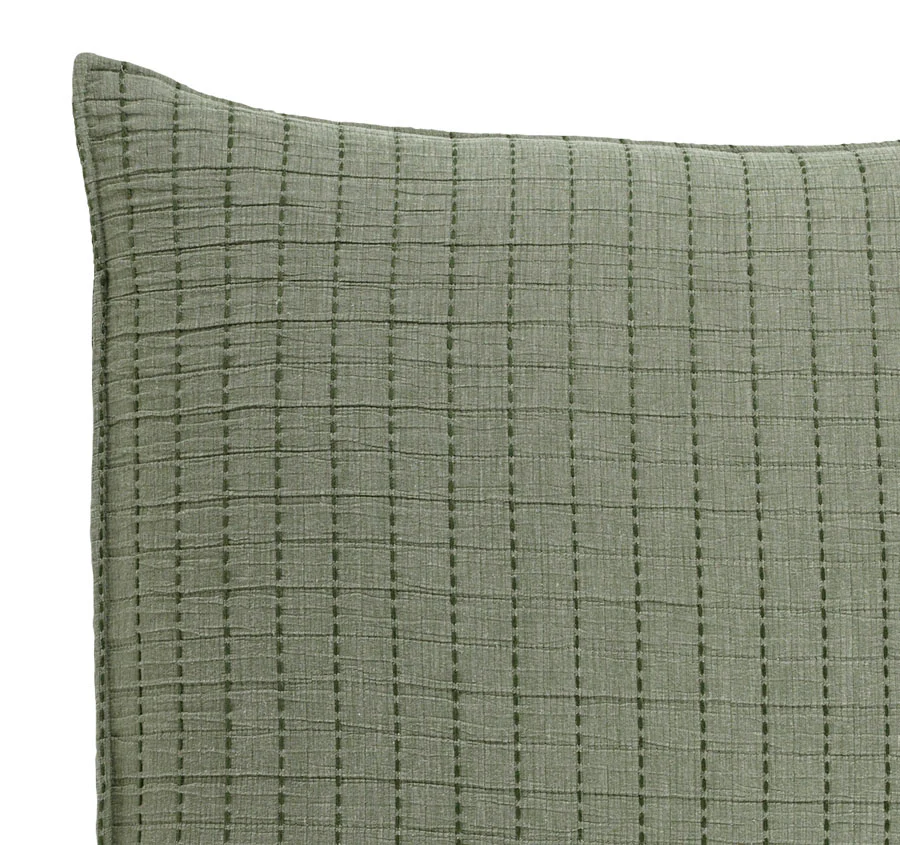 Bari European Pillowcase Green - Image 2