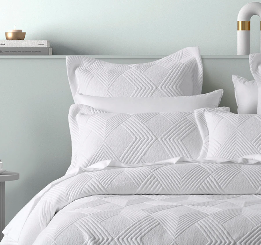 Cassiano Coverlet Set Range White - Image 4