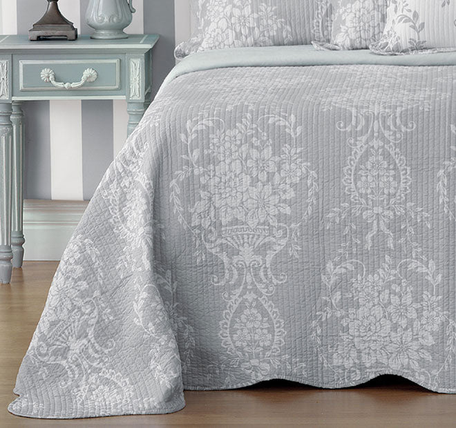 Florence Bedspread Range Grey - Image 3