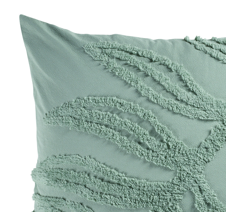 Foliage European Pillowcase Sage - Image 2