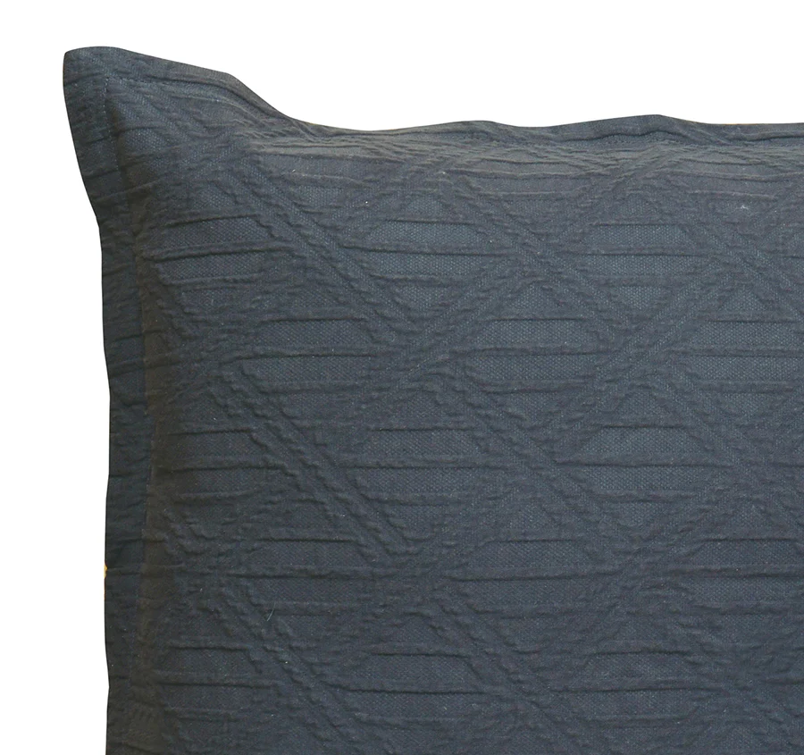 Hallston 43x43cm Filled Cushion Charcoal - Image 2
