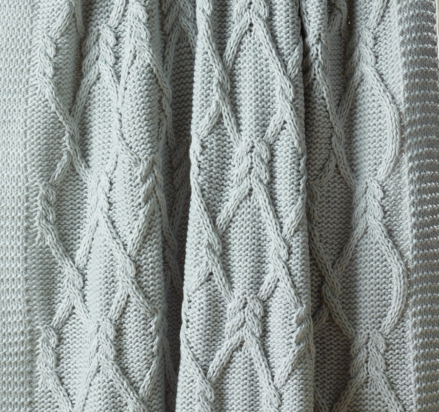 Johnson 130x160cm Throw Rug Silver - Image 2