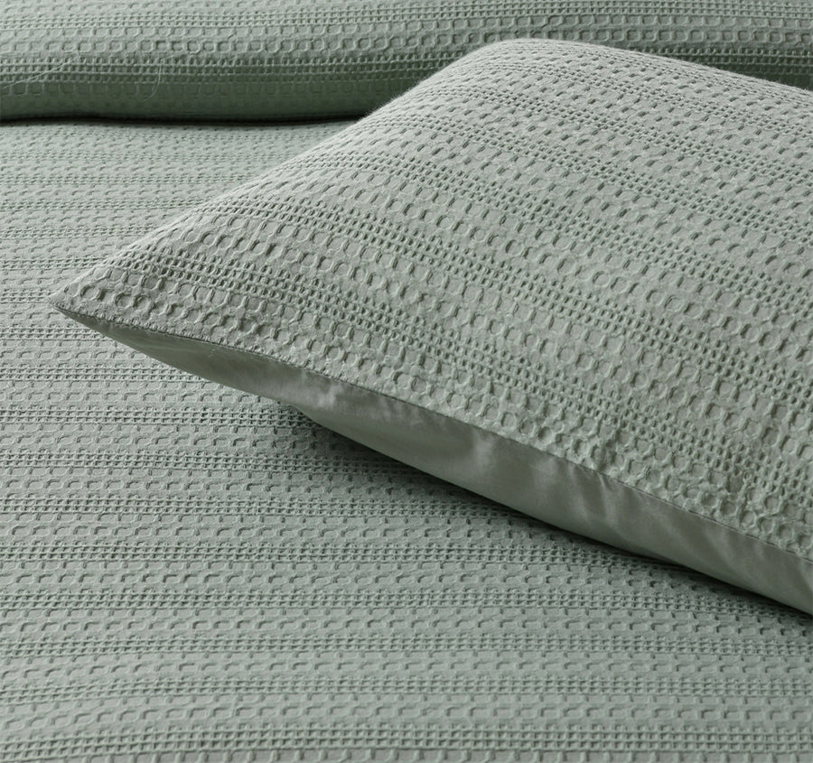 Kahlani Quilt Cover Set Range Sage - Image 4