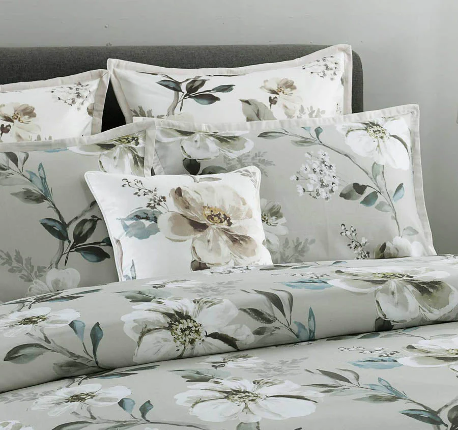Kara European Pillowcase Grey - Image 3