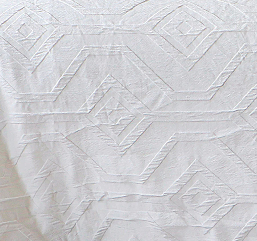 Kora Quilt Cover Set Range White - Image 2