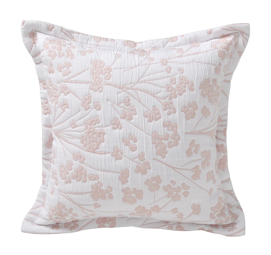 Myra 43x43cm Filled Cushion Blush