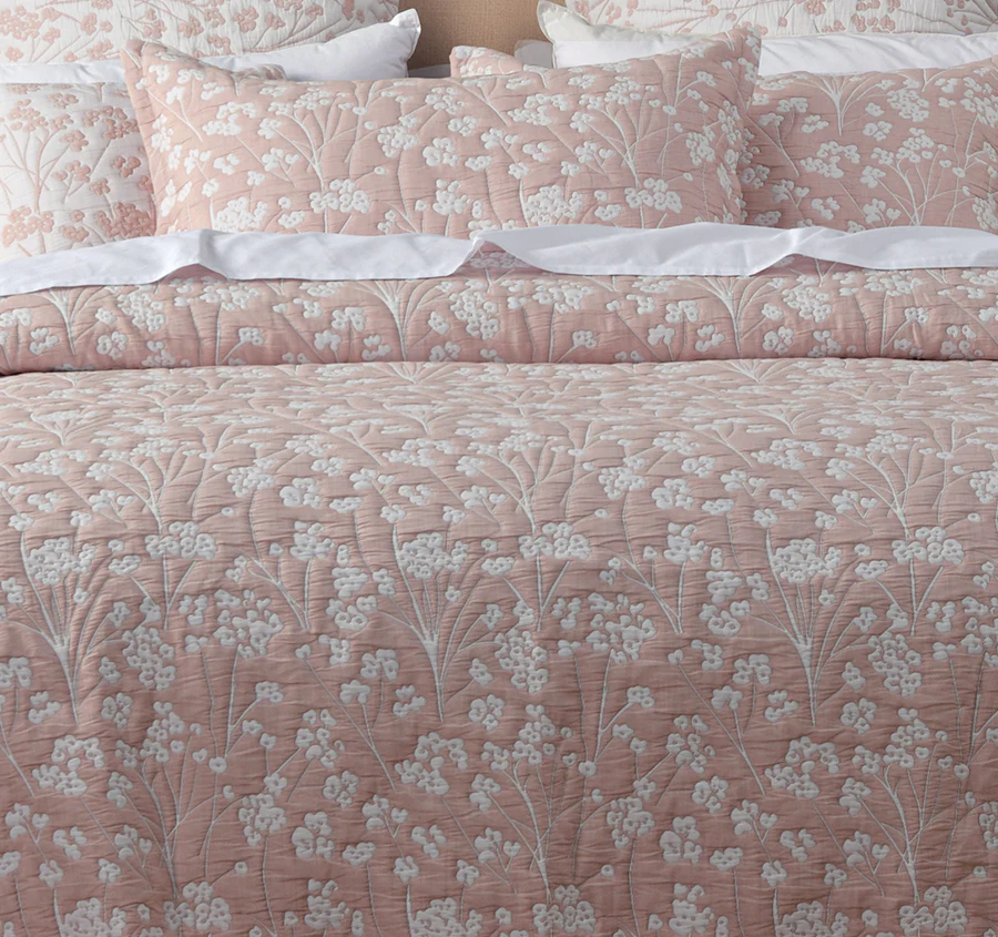 Myra Bedspread Set Range Blush - Image 2