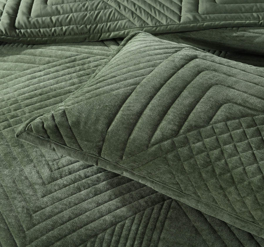 Samatra Coverlet Set Range Olive - Image 5