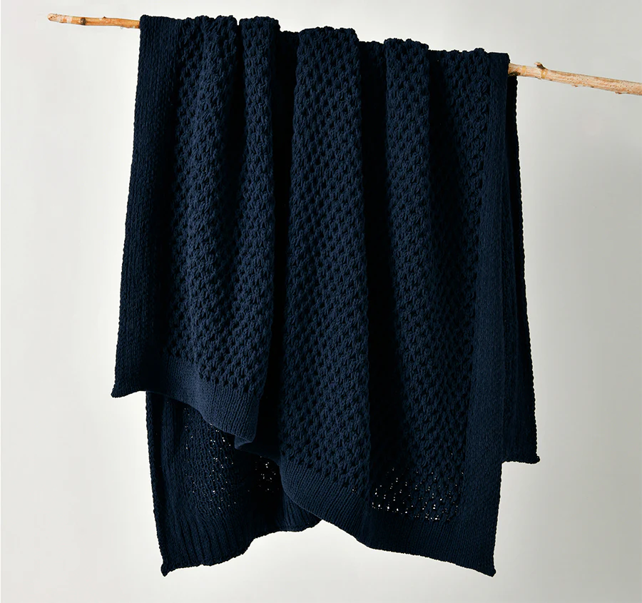 Sofala 130x170cm Throw Rug Indigo