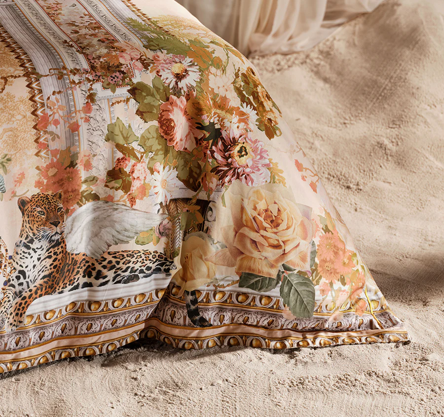 Adorned In Antiquity Quilt Cover Set Range Vanilla - Image 3