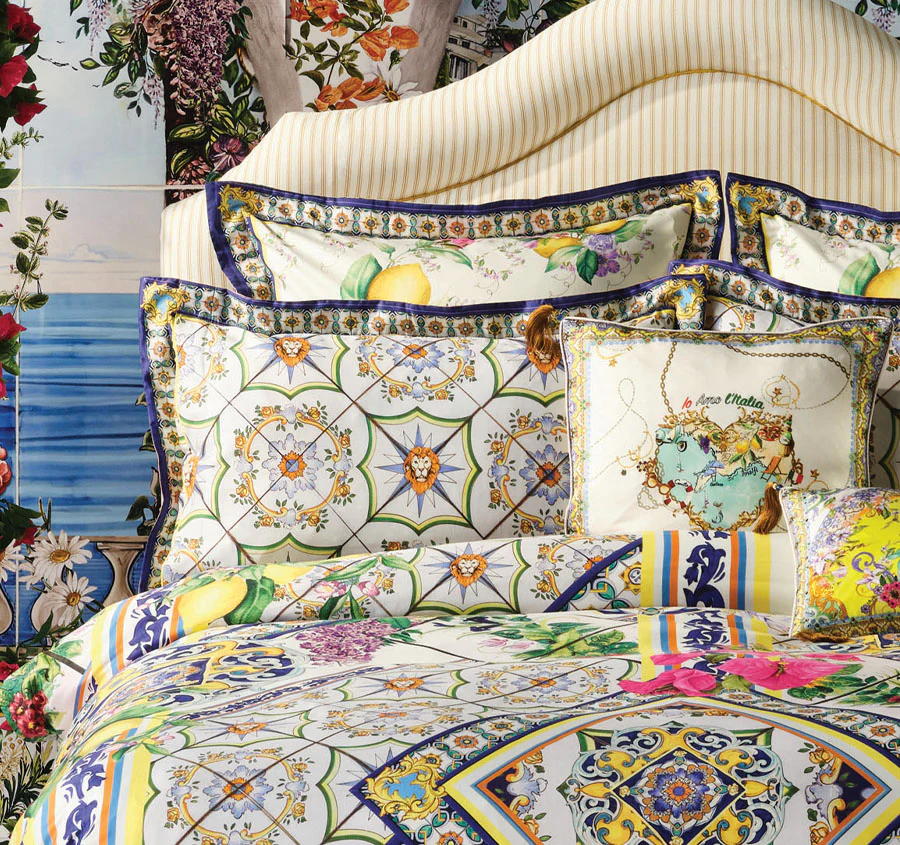 Caterina Quilt Cover Set Range Spritz Yellow - Image 8