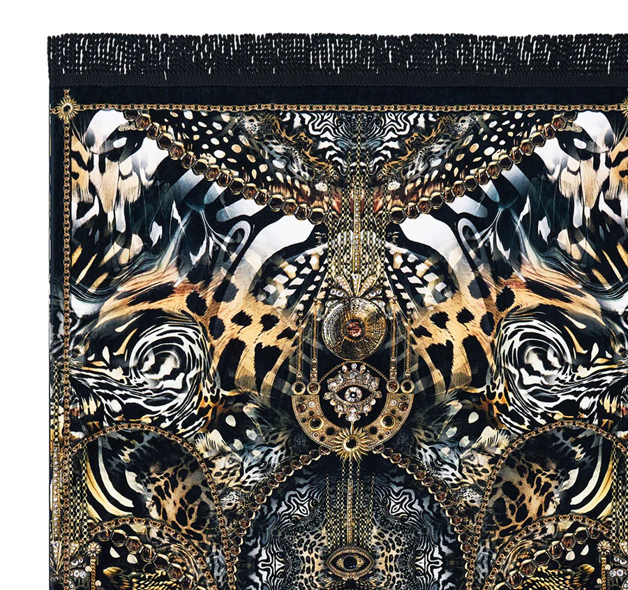 Feline Folklore 95x175cm Beach Towel - Image 2