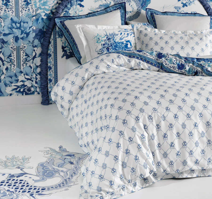 Heart Of A Dragon Quilt Cover Set Range Blue - Image 5
