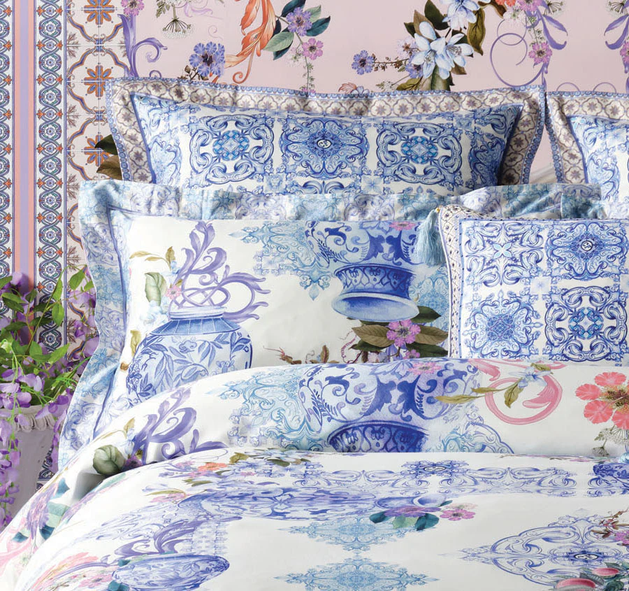 Paint Me Positano Quilt Cover Set Range Blue - Image 4