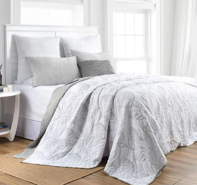 Botanical Leaves Coverlet Set Range