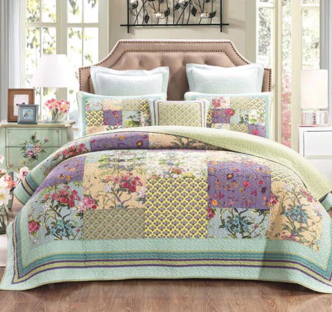 Cosmic Floral Bed Coverlet Set Range
