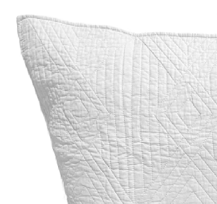 Diamond European Pillowcase White - Image 2