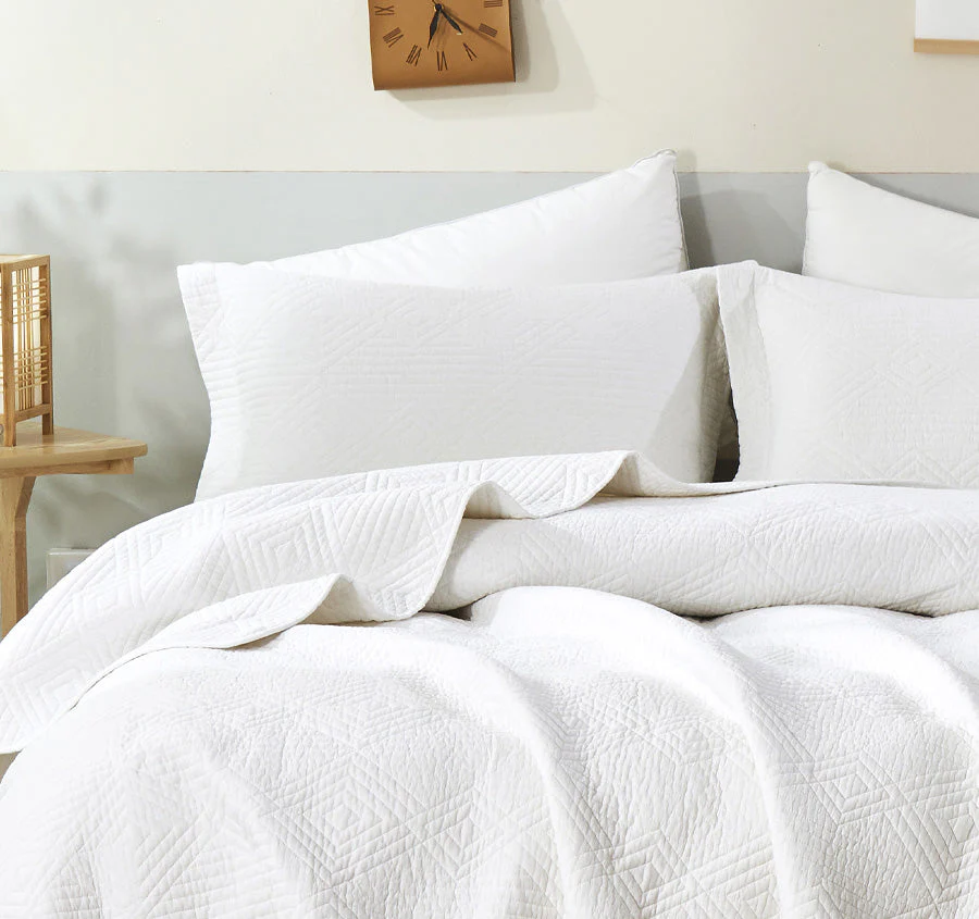 Diamond European Pillowcase White - Image 3