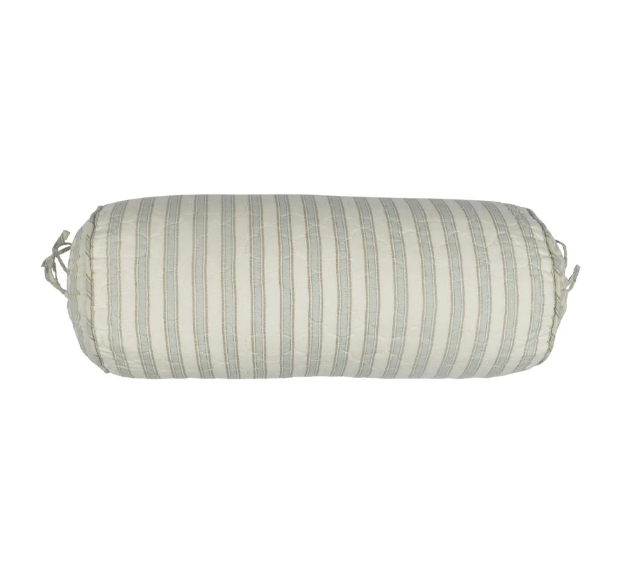 Lyon Teal 18x48cm Filled Bolster Reverse - Image 2
