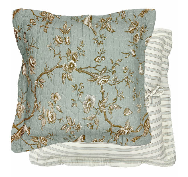 Lyon Teal European Pillowcase - Image 3