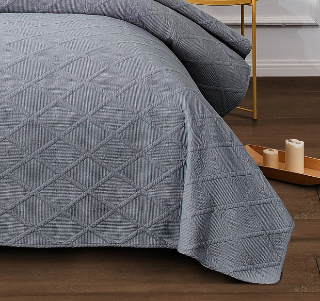 Misty Grey Coverlet Set Range - Image 3
