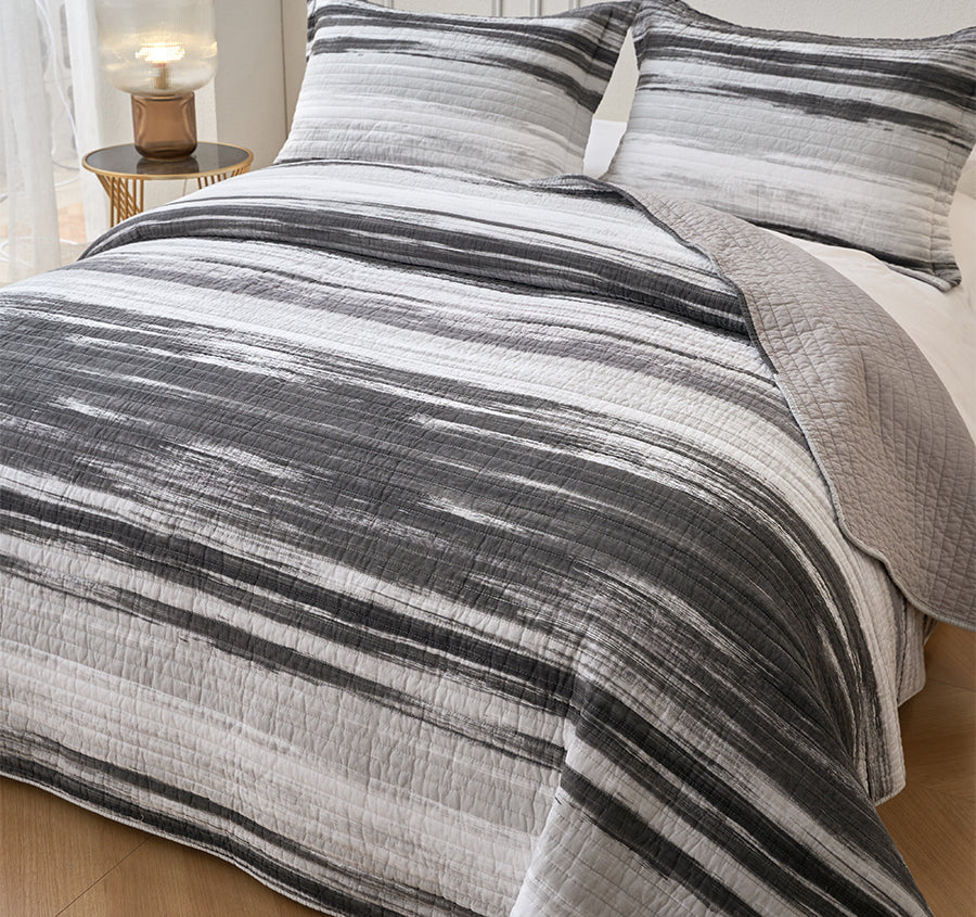 Windsor Grey Coverlet Set Range - Image 6